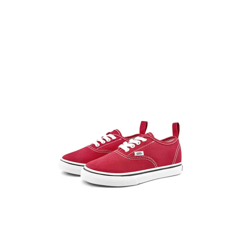 Vans Authentic Elastic Lace Toddler 'Racing Red'-1