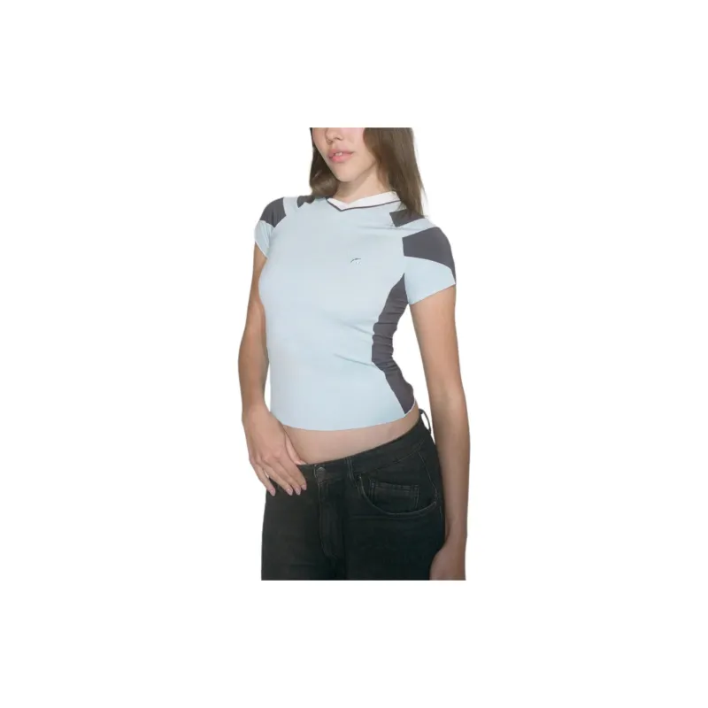 Miaou T-Shirt Women's Light Blue-2