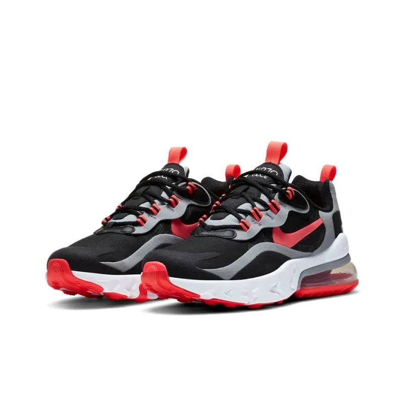 Nike Air Max 270 React 'Black Red Gray' GS-2