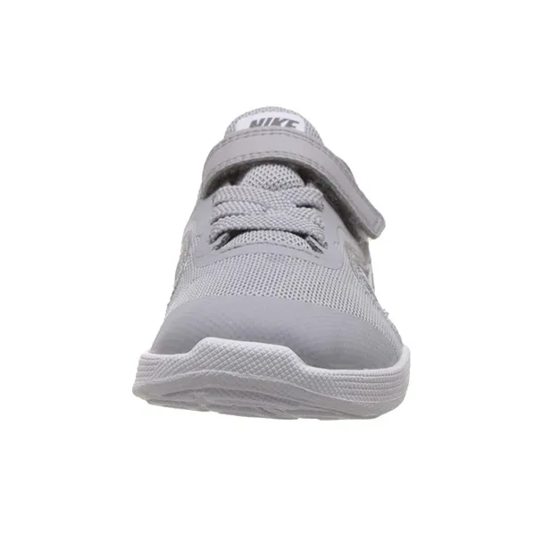 Nike REVOLUTION 3 Slip Resistant Cushioning Abrasion Resistant Low Top Toddler Shoes Gray White Infant And Toddler-1