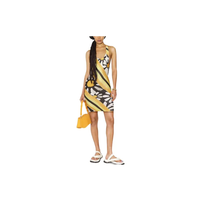 MARNI Sleeveless Dresses Women's Yellow-1