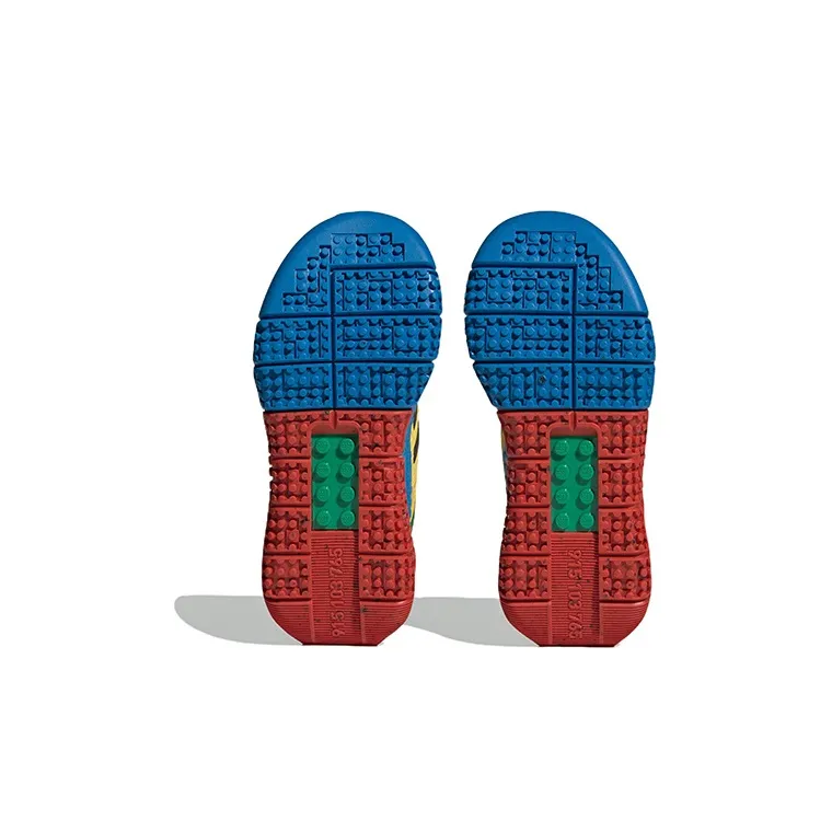 LEGO x Adidas Sport Pro Dna Abrasion Resistant Low Top Sports Casual Shoes Yellow Green Blue Kids'-4