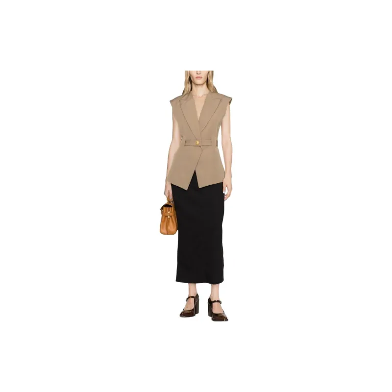 BALMAIN Jackets Women's Light Brown-1