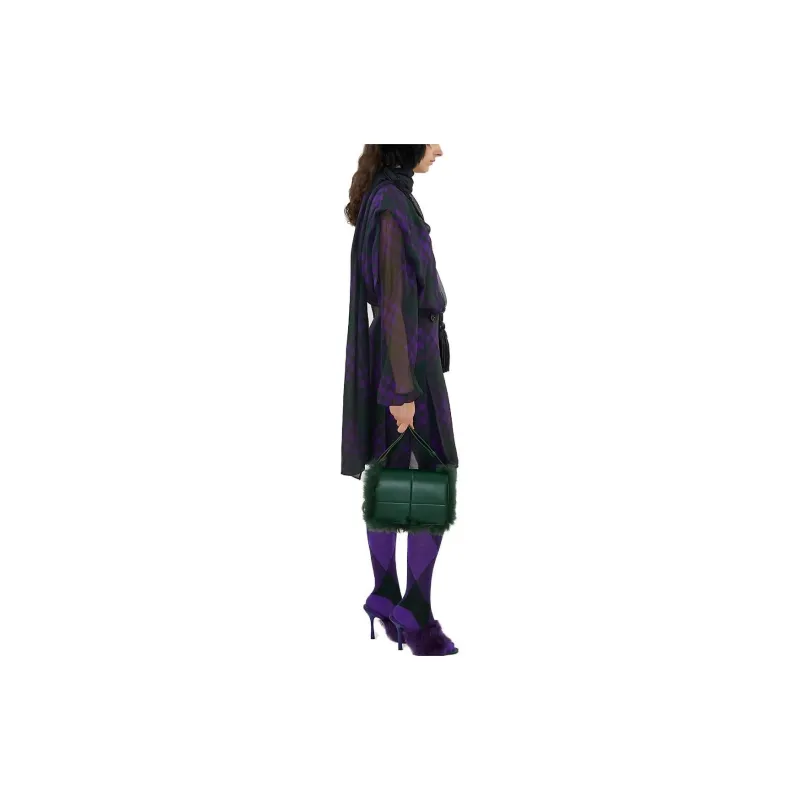 Burberry Vintage Check Frayed Edge Skirt-3