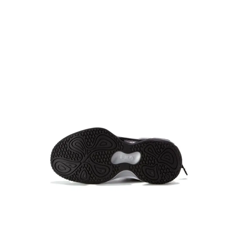 FILA KIDS Low Top Children's Basketball Shoes Black Silver Gray Kids'-4