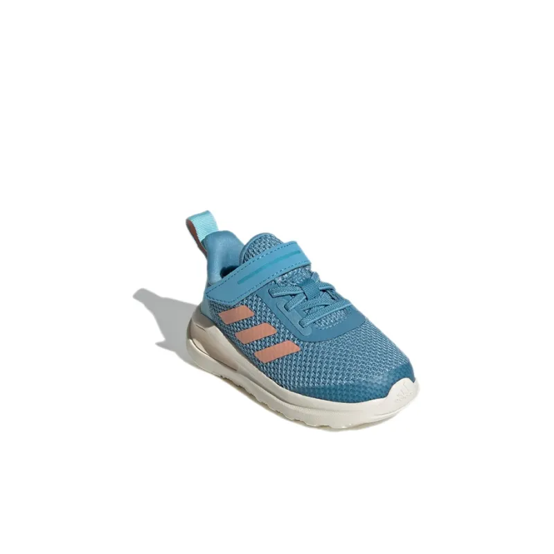 Adidas Fortarun El I Cushioned Wear-Resistant Breathable Low-Top Toddler Shoes Blue Orange Infant And Toddler-2