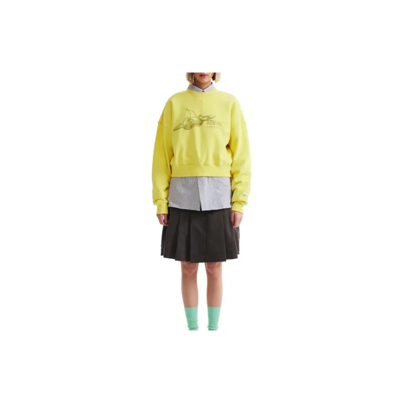 Kirsh FW23 Sweatshirt Women's Yellow-1