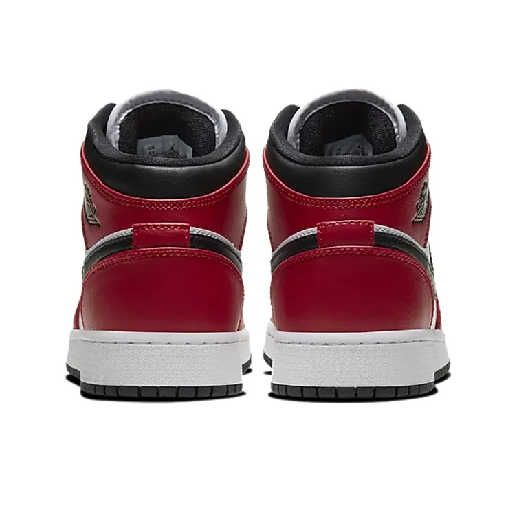 Jordan Kids Air Jordan 1 Mid 'Chicago Black Toe' Sneakers-4