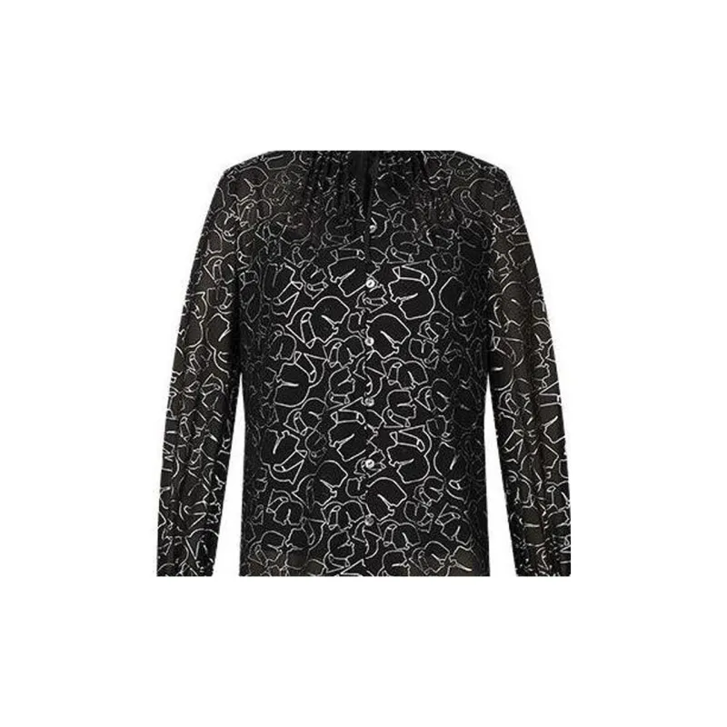 KARL LAGERFELD / Karl Lagerfeld Jeans Shirts Women's Black-5