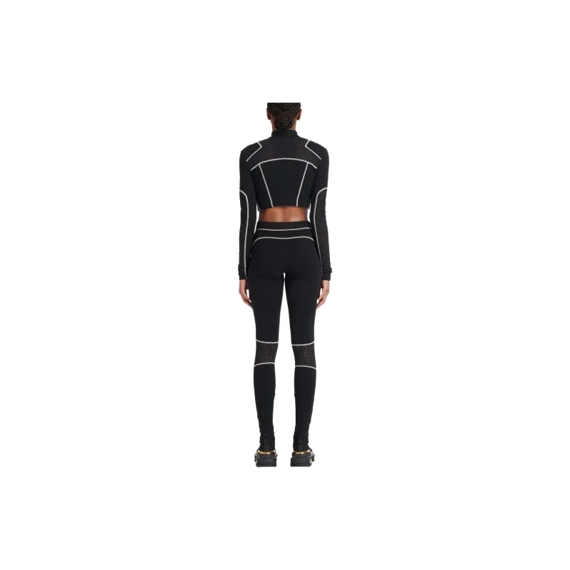 BALMAIN Crop Tops Women's Black-3