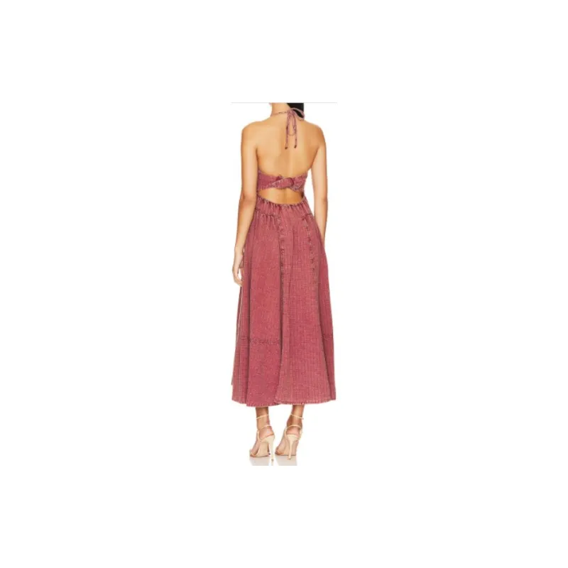 FREE PEOPLE Sleeveless Dress Women's Pink-2