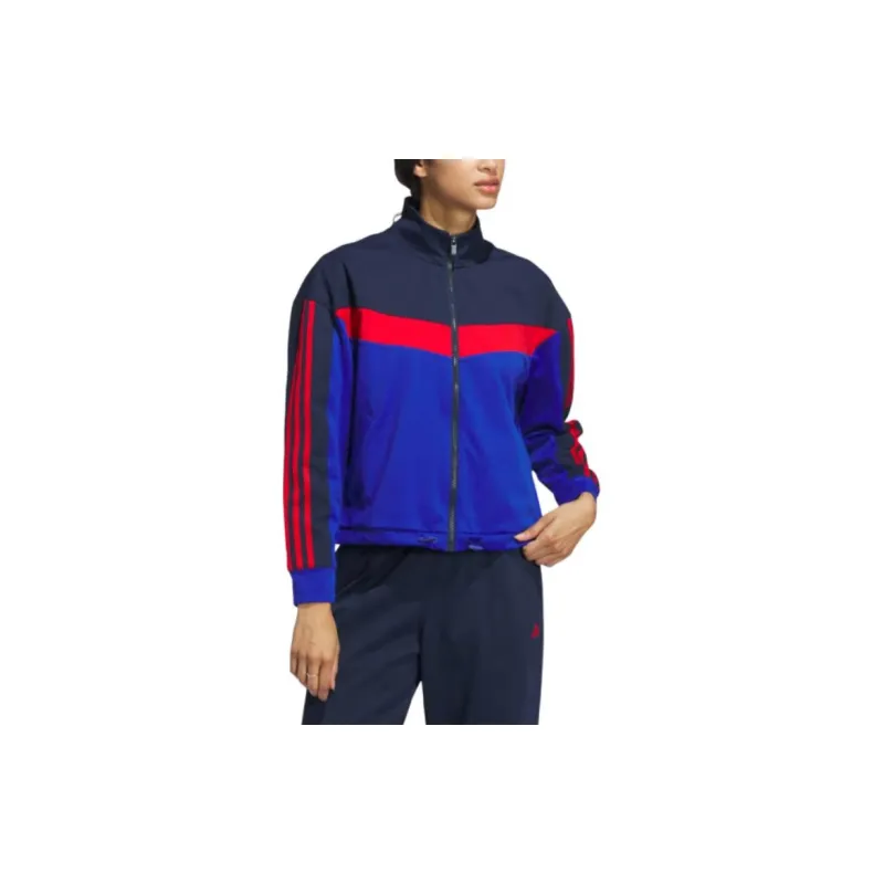 Adidas ULTIMATE365 TWISTKNIT TRACK TOP Jackets Coats Women's Royal Blue-4