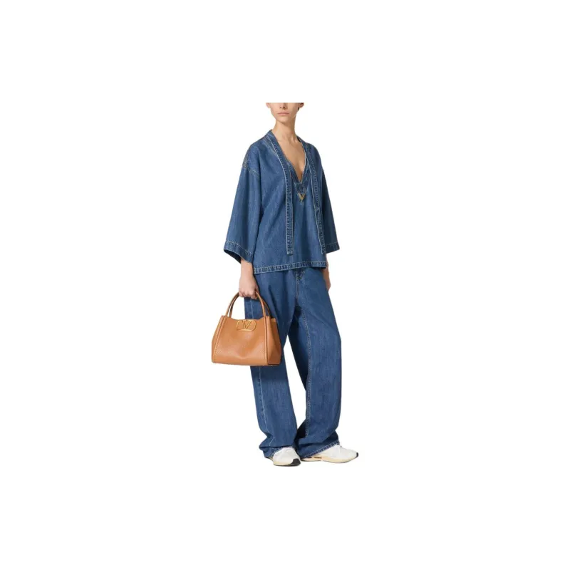 Valentino SS24 Shirt Women's Indigo-3