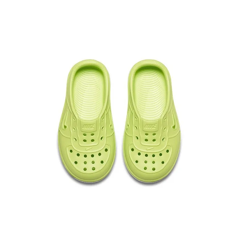 Nike Air Force 1 Lightweight And Breathable Low Top Skateboard Shoes Neon Green Infant And Toddler-3