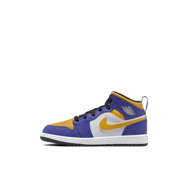 Jordan 1 Mid Lakers PS-0