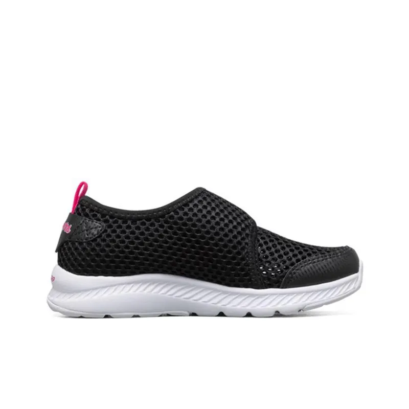 Skechers Comfy Grip Cushioned Slip Resistant Abrasion Resistant Kids Lifestyle Shoes Black Teenagers-1