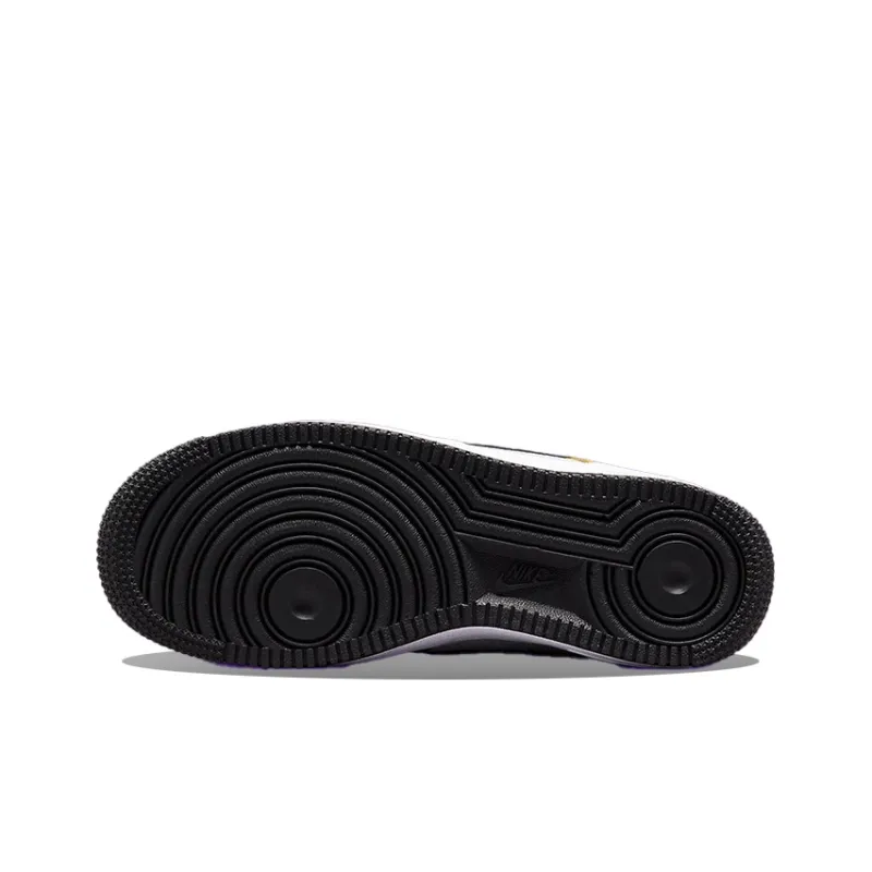 Nike Air Force 1 Low Black Gold Jersey Mesh GS-5