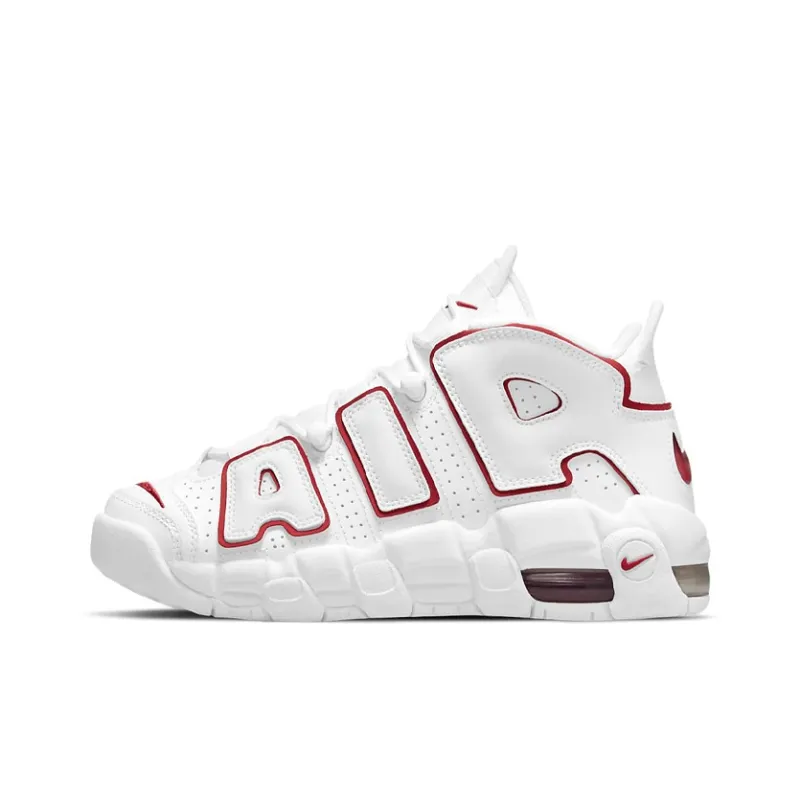 Nike Air More Uptempo 'White Varsity Red Outline' 2018/2021 GS-0
