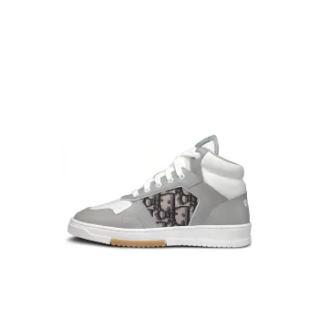 DIOR B27 High-Top Kids' Skateboarding Shoes Gray White Kids'
