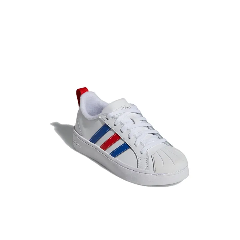 Adidas Neo Streetcheck K Low Top Kids' Skateboarding Shoes White Red Blue Kids'-2
