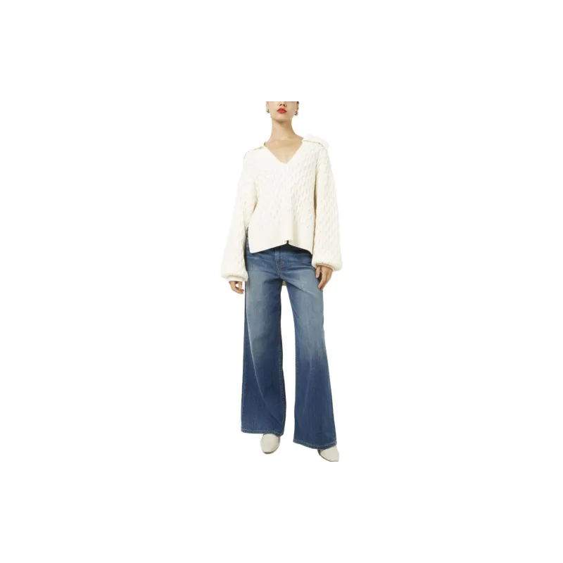 EQUIPMENT FW23 Sweater Women's Ivory-1