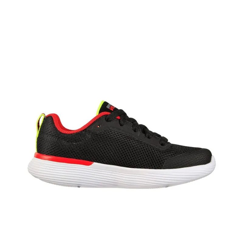 Skechers Go Run 400 V2 Low-Top Kids' Running Shoes Black Red Teenagers-1