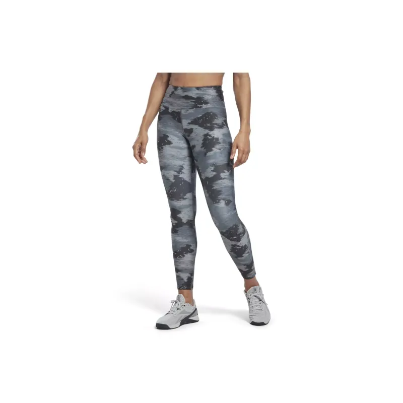 Reebok ID TRAIN CAMO TIGHT Athletic Trousers Women's Gray Black-2