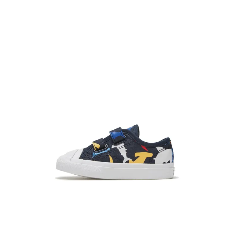 Converse Jack Purcell Slip Resistant Anti Kick Low Top Baby & Toddler Shoes Black Blue Infant And Toddler-0