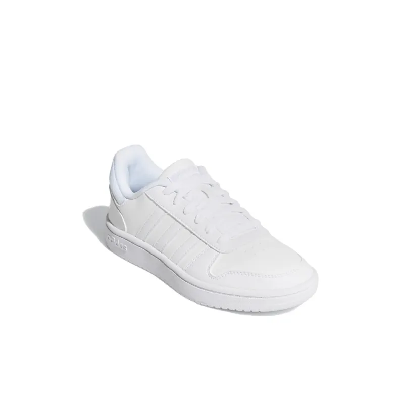 Adidas Hoops 2.0 Triple White Kids-2
