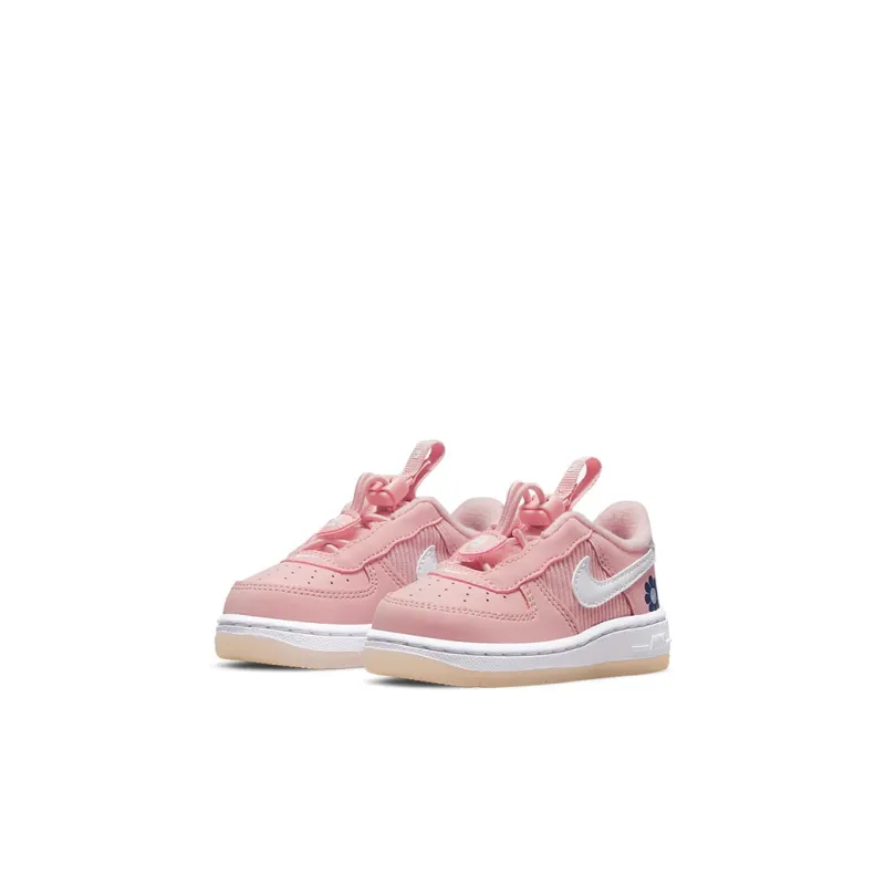 Nike Air Force 1 Toggle SE Low Top Skateboard Shoes Pink White Infant And Toddler-2