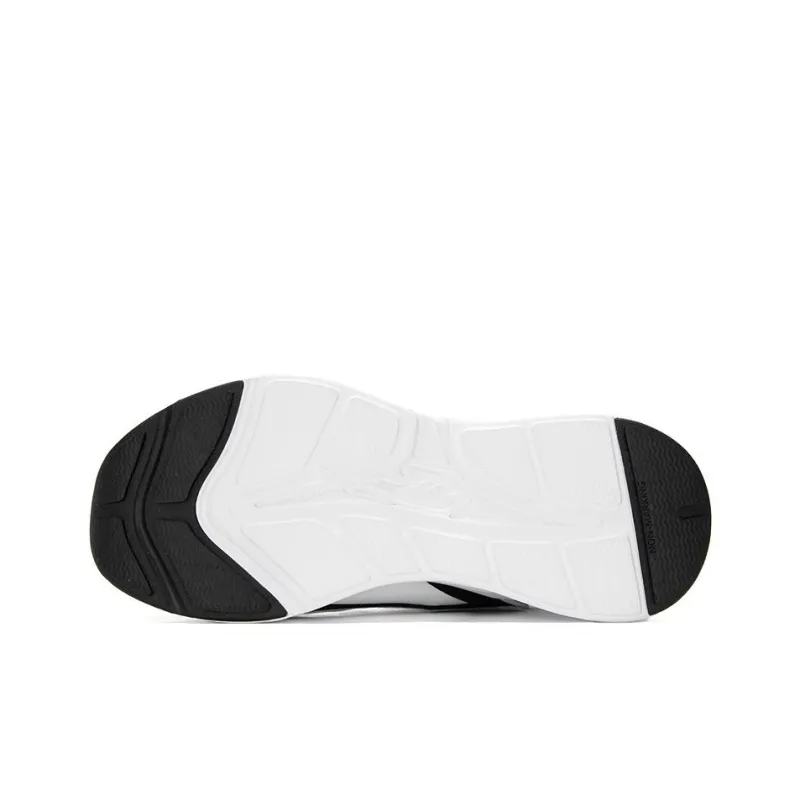 Skechers Breathable Mid Top Kids Lifestyle Shoes Black White Teenagers-4