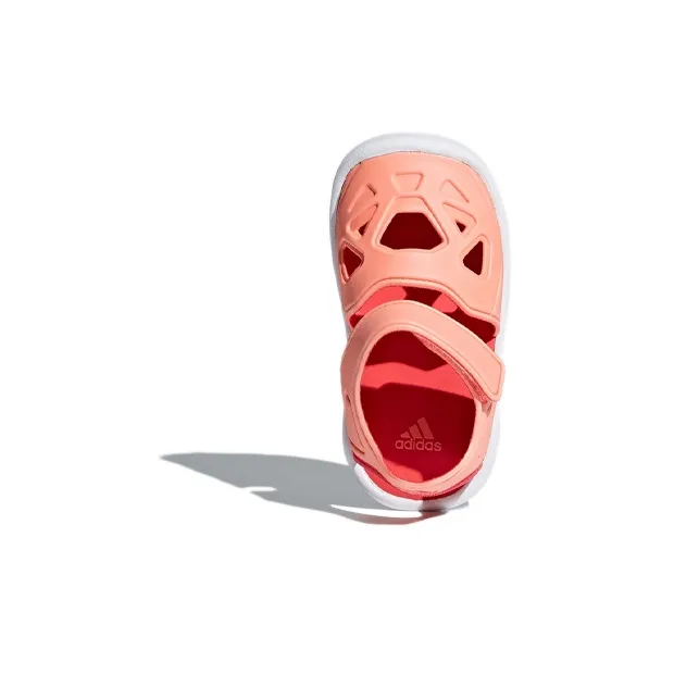 Adidas Fortaswim Low Top Toddler Shoes Orange Red White Infant And Toddler-4