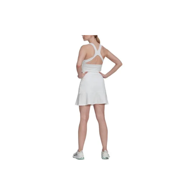 Adidas Sleeveless Dress Women's White-4