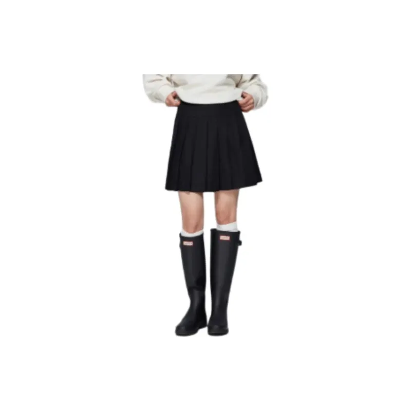 GAP Casual Short Skirts Women's Black White Plaid-5