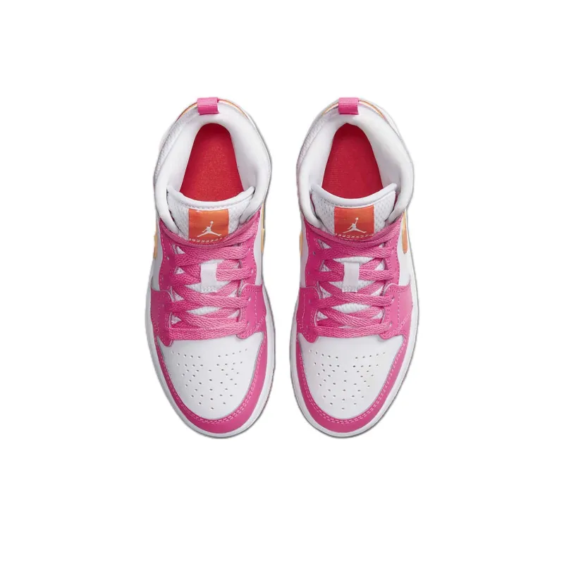 Jordan 1 Mid Pinksicle Safety Orange PS-3
