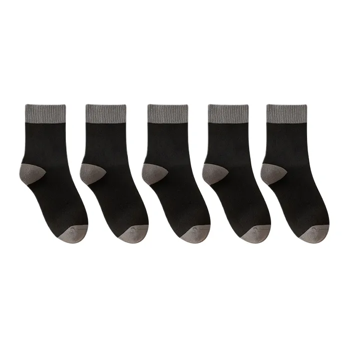 Lan Miao Mid Calf Socks Men's 5 Pack-13