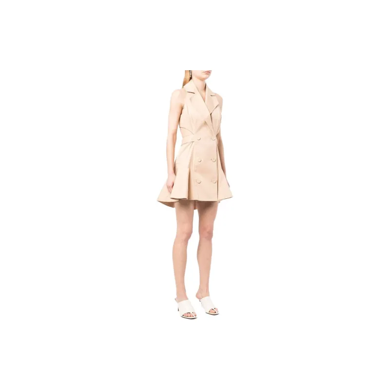ACLER Sleeveless Dresses Women's Apricot-2