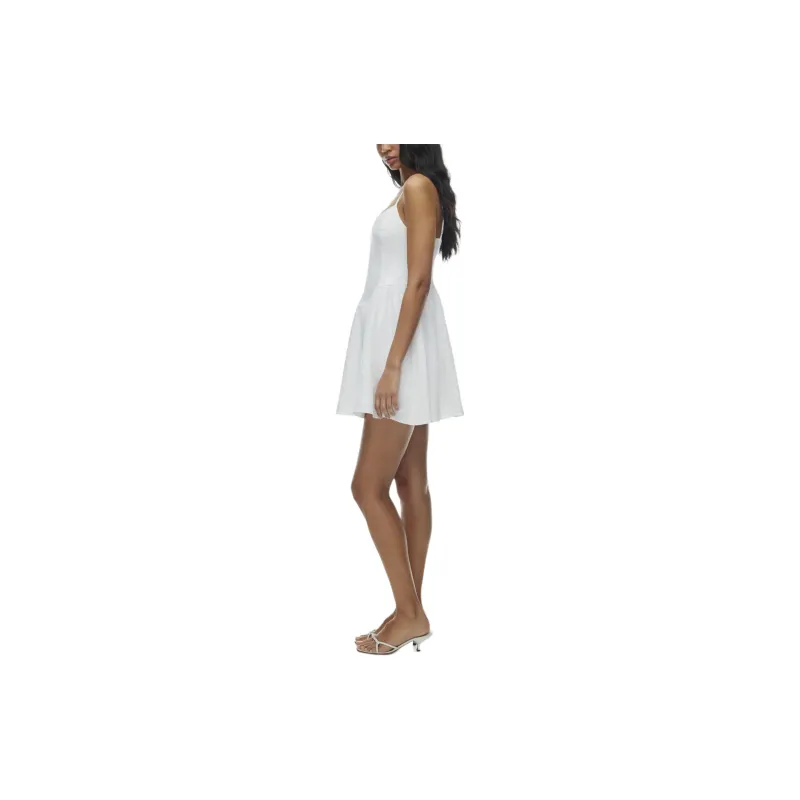 ARITZIA Wilfred Influence Linen Mini Dress Slip Dresses Women's White/White-4