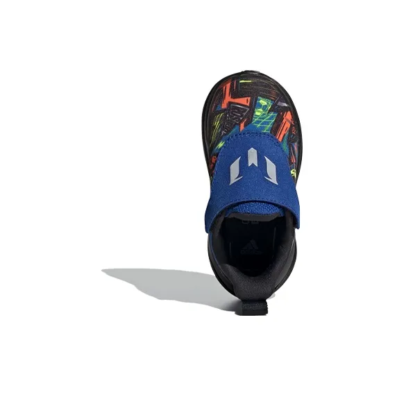 Adidas Messi Ac I Low Top Toddler Shoes Black Blue Colorful Infant And Toddler-4