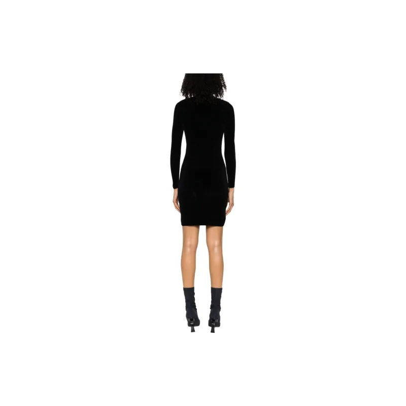 Alexander Wang Logo embroidered Scoop neck Minidress-3
