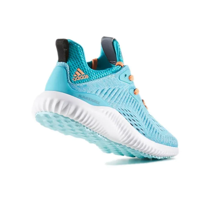 Adidas AlphaBounce J Cushioned Wear-Resistant Slip-Resistant Low-Top Kids' Running Shoes Blue Teenagers-3