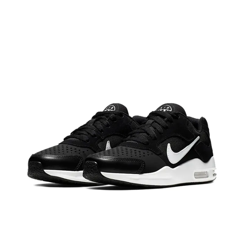 Nike Air Max Guile Slip Resistant Low Top Kids' Running Shoes Black White Teenagers-2