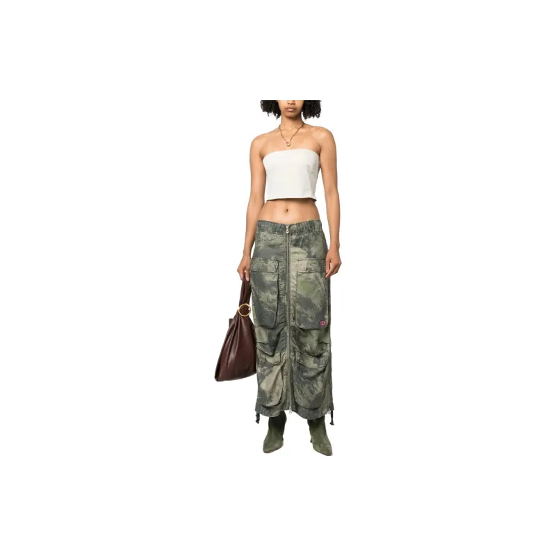 DIESEL Cargo Skirt 'Army/Green'-2