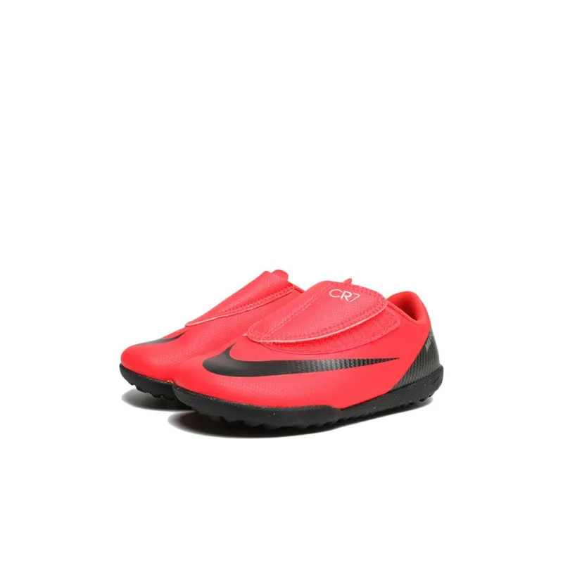 Nike JR Vapor 12 Club CR7 TF 'Red Black'-2