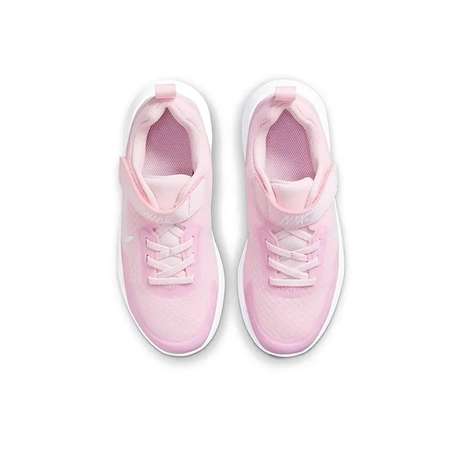 Nike Wearallday Abrasion Resistant Low Top Running Shoes Pink White Children Aged 3 7 Years Old-3