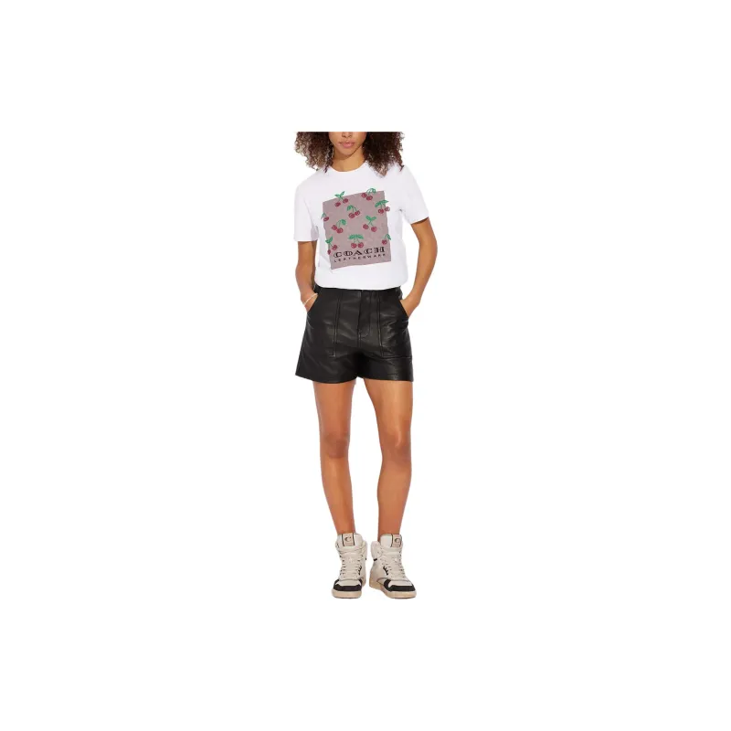 COACH T Shirts Women's White-1