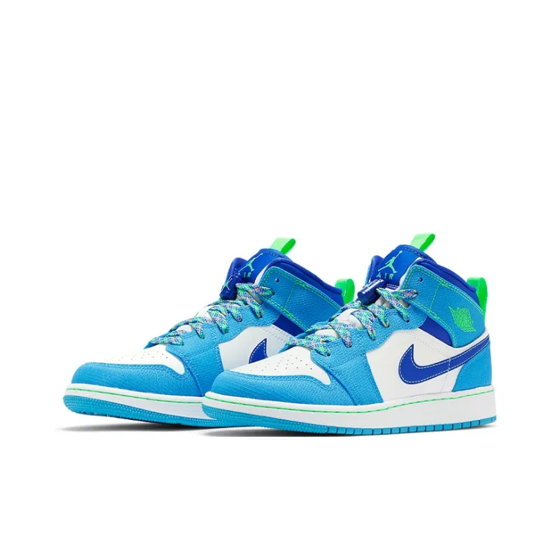 Jordan 1 Mid SE Sprite Blue GS-2