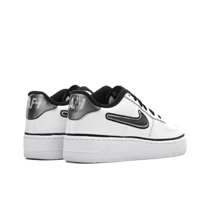 Nike Air Force 1 Low NBA White Black GS-3