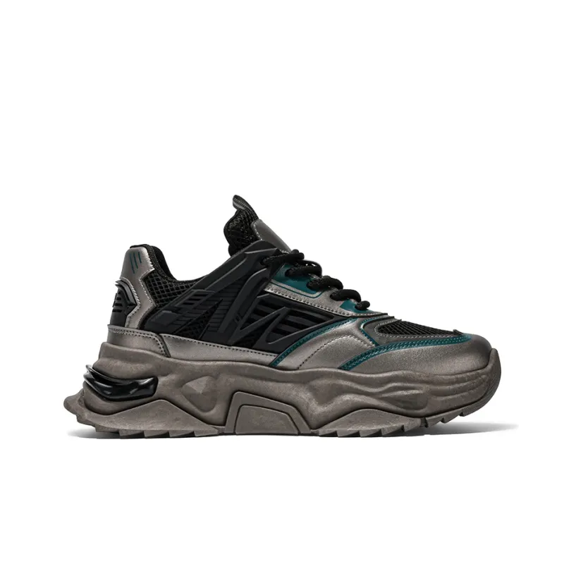 YIVELOVE Anti-Slip And Wear-Resistant Height Increasing Low-Top Chunky Sneakers Men's-9
