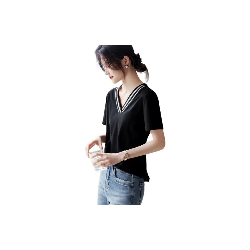 XWI T Shirts Women's Black-4